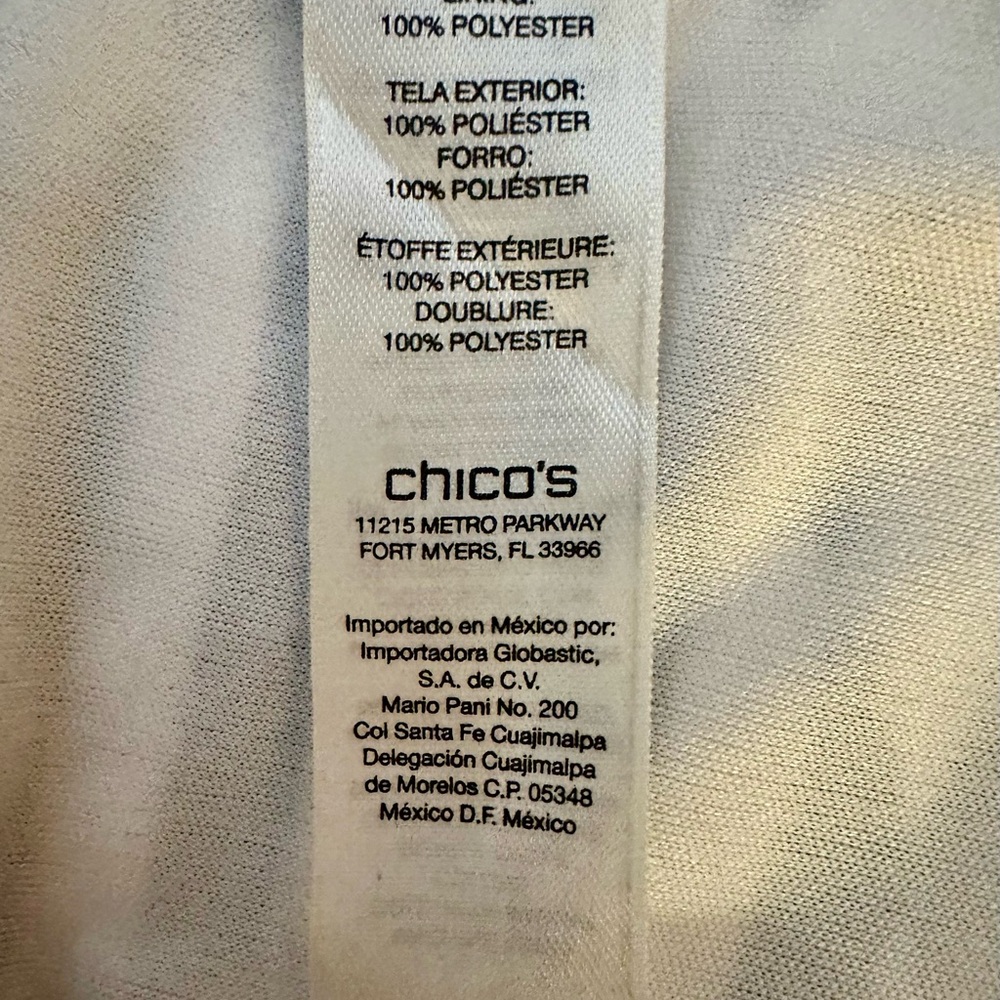 ✨NWT Chico’s Zebra Dress Stretchy M✨ - Picture 6 of 6